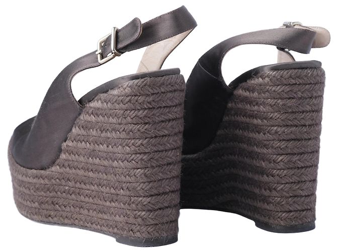 Autre Marque Espadrilles con zeppa Castañer Taupe Grigio - vista 3