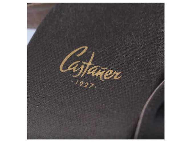 Autre Marque Espadrilles con zeppa Castañer Taupe Grigio - vista 6