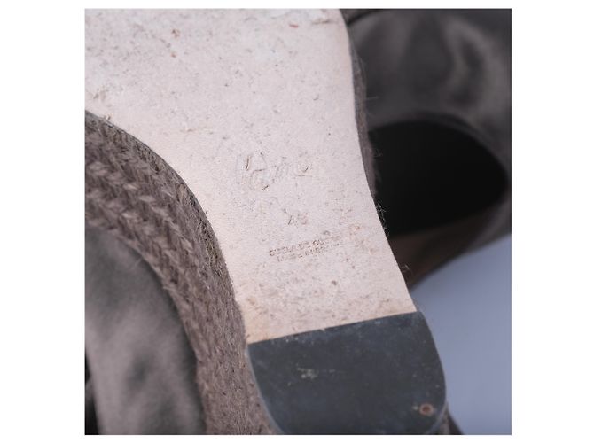Autre Marque Espadrilles con zeppa Castañer Taupe Grigio - vista 8