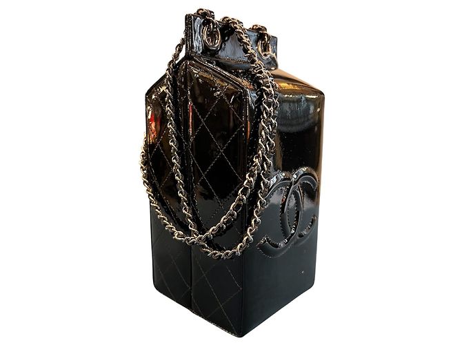 Borsa a tracolla Chanel Patent Milk Carton 2014 - vista 2