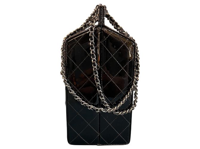 Borsa a tracolla Chanel Patent Milk Carton 2014 - vista 3