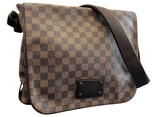 Borsa Louis Vuitton Damier Ebene Brooklyn MM 2009 - vista 2