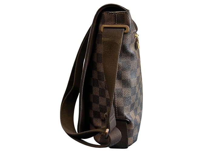 Borsa Louis Vuitton Damier Ebene Brooklyn MM 2009 - vista 3