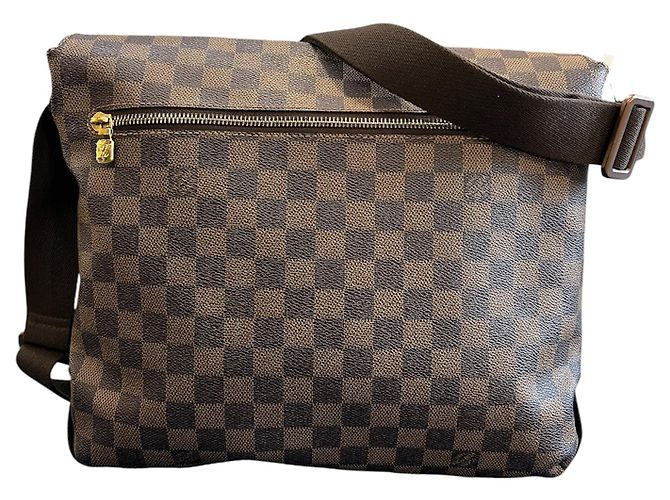 Borsa Louis Vuitton Damier Ebene Brooklyn MM 2009 - vista 4