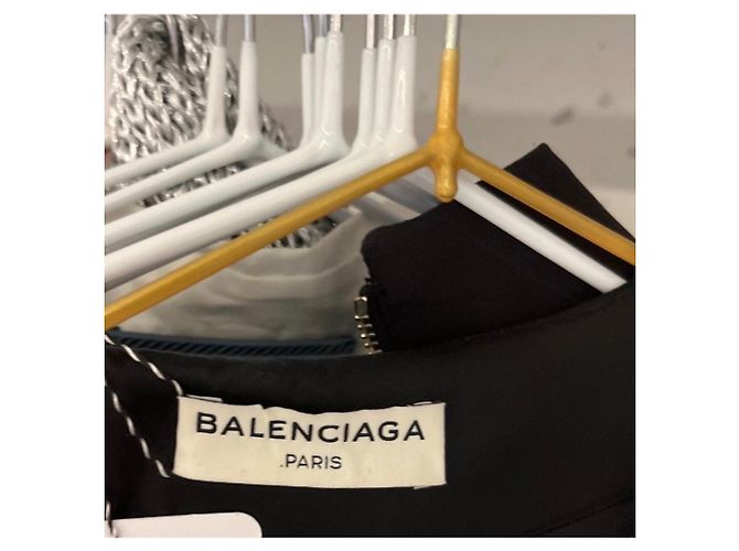 Balenciaga Cardigan in Schwarz & Weiß mit Taschen - Größe 36/S gebraucht - Ansicht 5