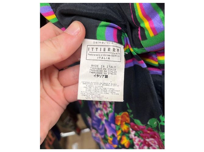 Abrigo cruzado de materiales mixtos Dolce & Gabbana 44/L De segunda mano - vista 5