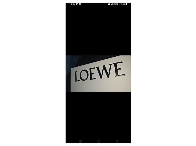 Loewe Borsa a mano in pelle granulata grigia Grigio - vista 3