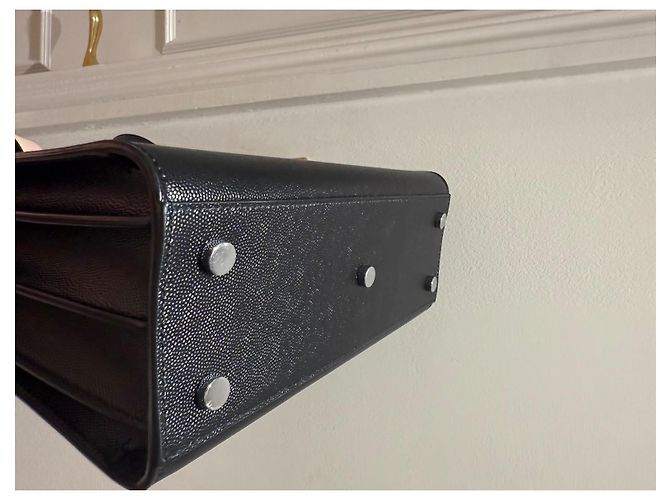 Saint Laurent Borsa Sac De Jour Nano Nero - vista 4