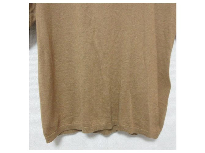 Maglia Max Mara in seta e cashmere a maniche corte Marrone - vista 5