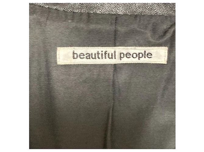 Autre Marque Chaqueta Leather Riders beautiful people Negro - vista 5