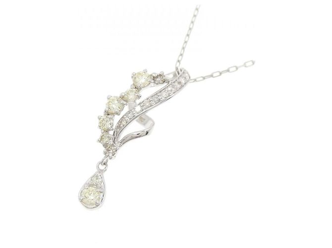 Autre Marque Collana con diamante Au750 Argento - vista 3