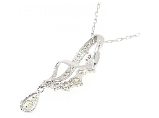 Autre Marque Collana con diamante Au750 Argento - vista 4