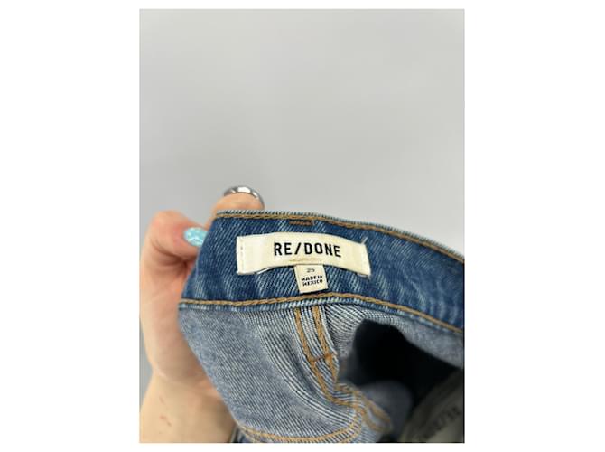 Autre Marque Vaqueros RE DONE azules de algodón talla 25 - vista 3
