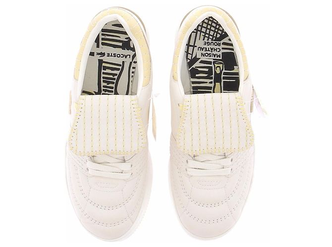 Autre Marque Sneakers crema e gialle Giallo - vista 7