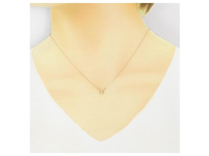 Autre Marque Collana con diamante Au750 D'oro - vista 6