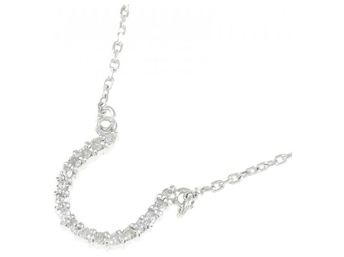 Autre Marque Collana in oro bianco 10K e diamanti Argento - vista 3