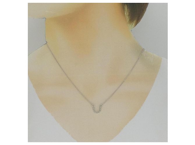 Autre Marque Collana in oro bianco 10K e diamanti Argento - vista 6