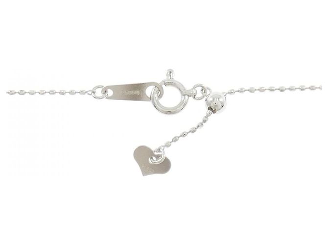 Autre Marque Collana a Croce con Diamanti e Platino Argento - vista 5