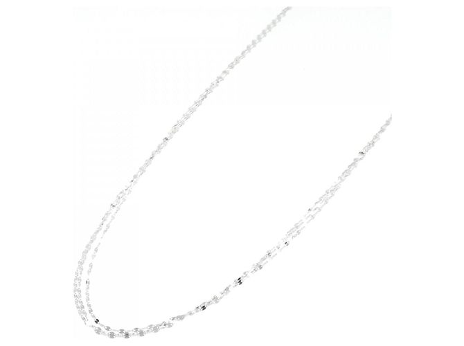 Autre Marque Collana in oro bianco Au750 Argento - vista 2