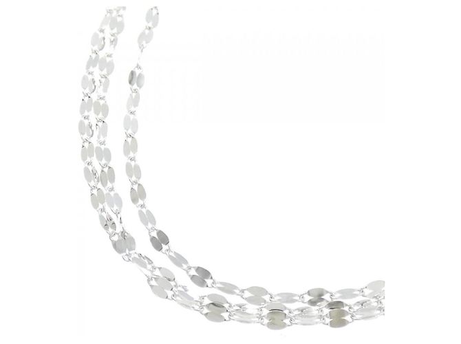 Autre Marque Collana in oro bianco Au750 Argento - vista 3