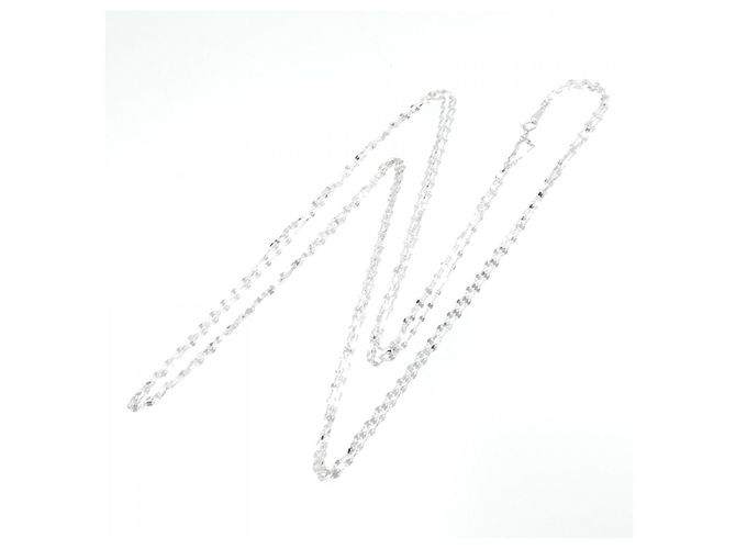 Autre Marque Collana in oro bianco Au750 Argento - vista 5