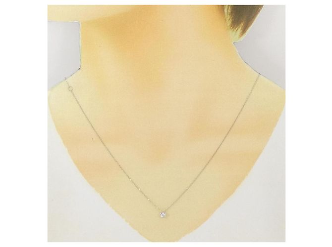 Autre Marque Collana in platino e diamanti Argento - vista 6