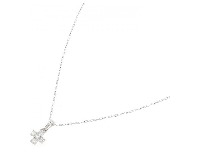Autre Marque Collana con diamante Au750 Argento - vista 2