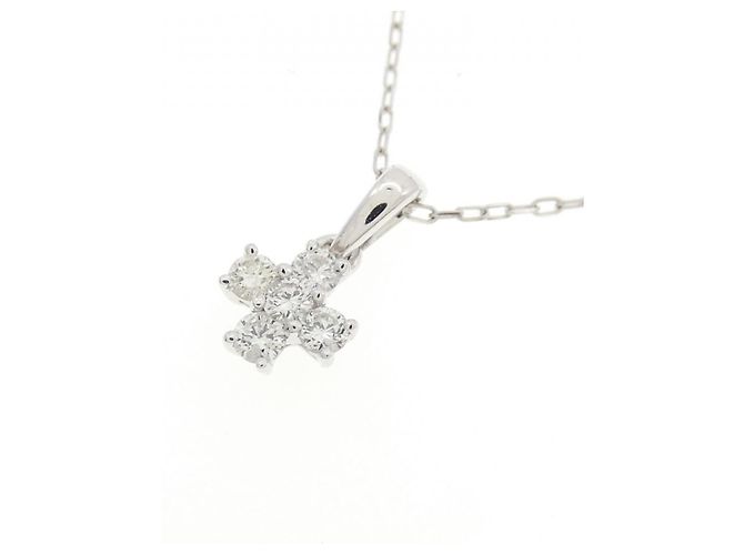 Autre Marque Collana con diamante Au750 Argento - vista 3