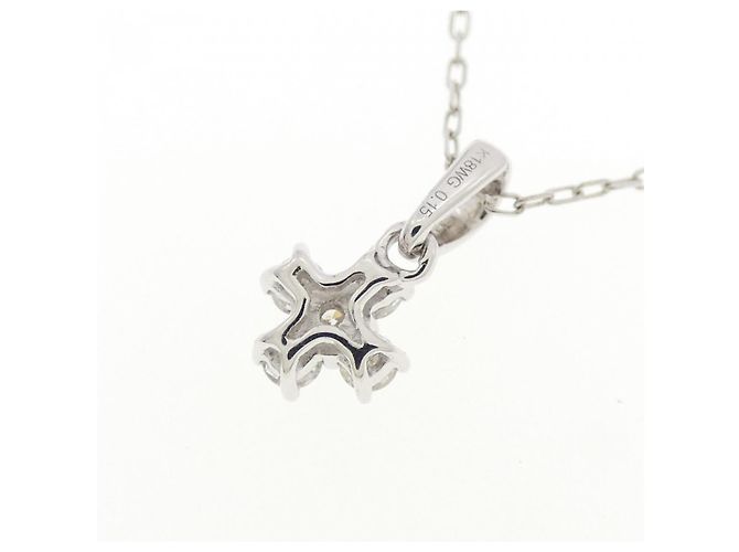 Autre Marque Collana con diamante Au750 Argento - vista 4