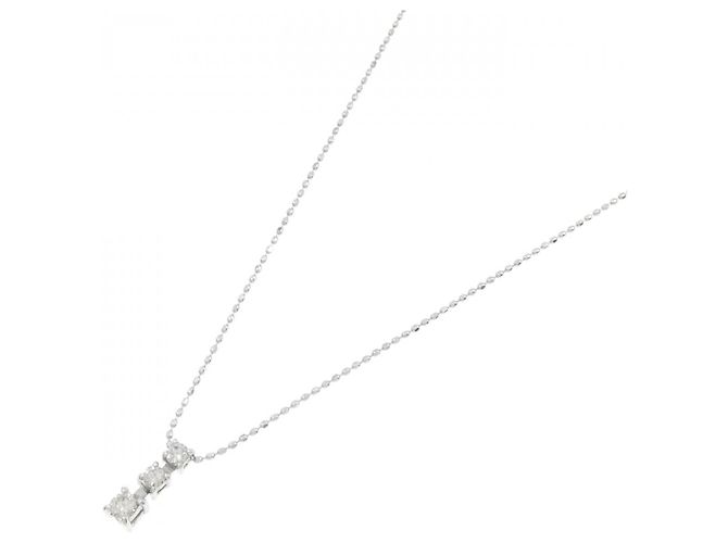 Autre Marque Collana con diamanti Au750 Argento - vista 2