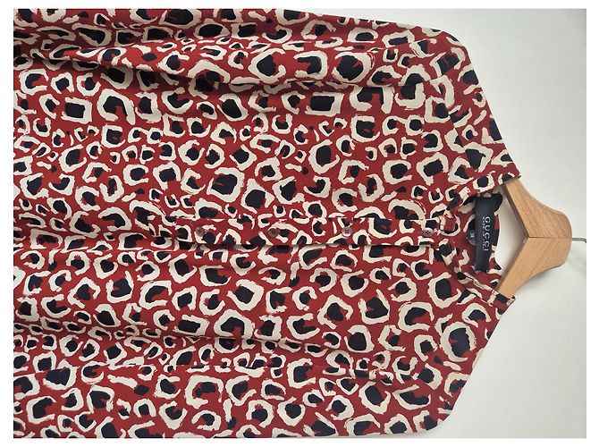 Vestido estampado, 100% seda, talla 38 IT equiv 34 FR, Gucci - vista 2