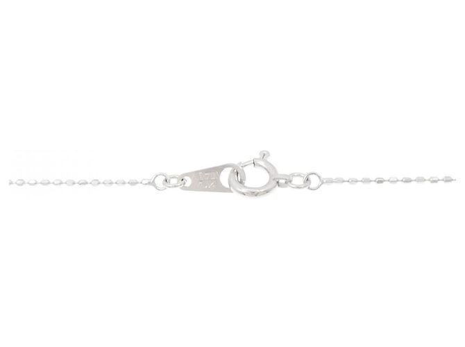 Autre Marque Collana con diamante K14WG Argento - vista 5