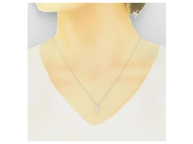 Autre Marque Collana con Diamanti Au750 Argento - vista 6