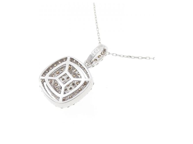 Autre Marque Collana in oro bianco Au750 e diamanti Argento - vista 4