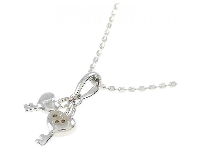 Autre Marque Collana in oro bianco Au750 e diamanti Argento - vista 4