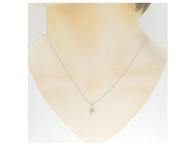 Autre Marque Collana in oro bianco Au750 e diamanti Argento - vista 6