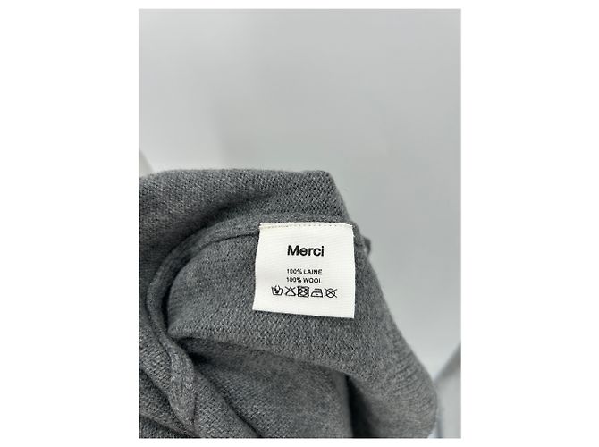 Baume & Mercier Cardigan aus Wolle Grau - Ansicht 6