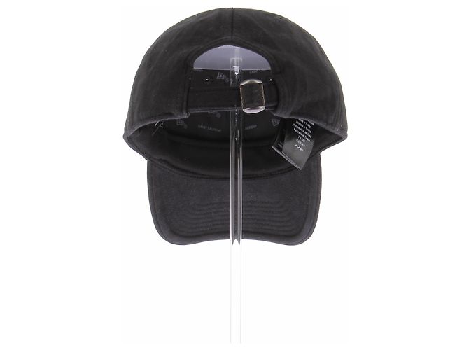 Saint Laurent Cap aus schwarzer Baumwolle - Ansicht 5