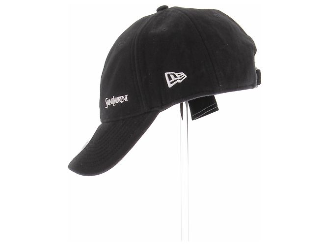 Saint Laurent Cap aus schwarzer Baumwolle - Ansicht 6