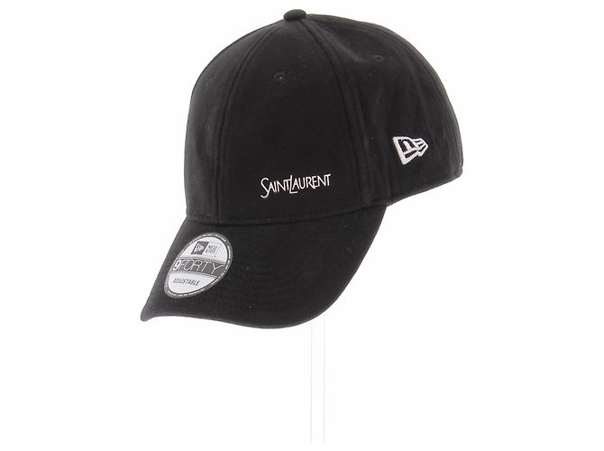 Saint Laurent Cap aus schwarzer Baumwolle - Ansicht 7