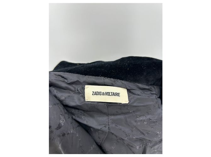 Zadig & Voltaire Samtblazer Schwarz - Ansicht 5