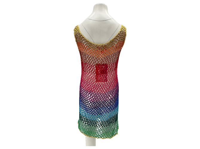 Autre Marque Mehrfarbiges Strandkleid Mehrfarben - Ansicht 2