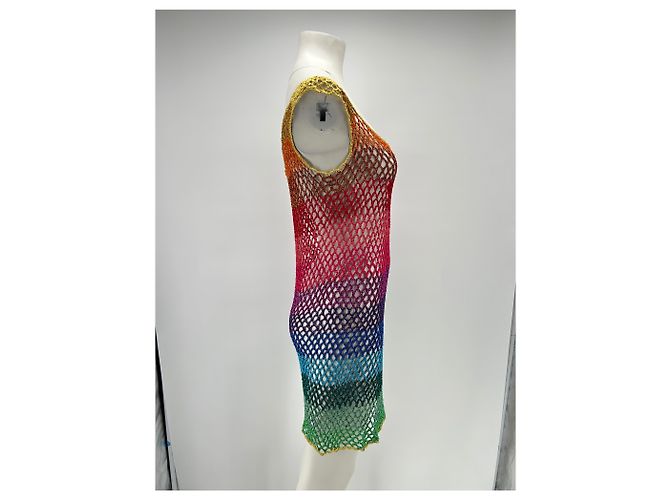 Autre Marque Mehrfarbiges Strandkleid Mehrfarben - Ansicht 3