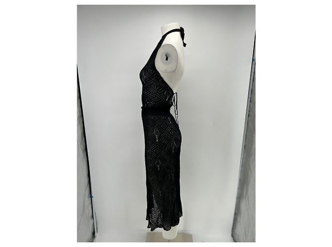 Autre Marque GIMAGUAS Schwarzes langes Kleid - Ansicht 3