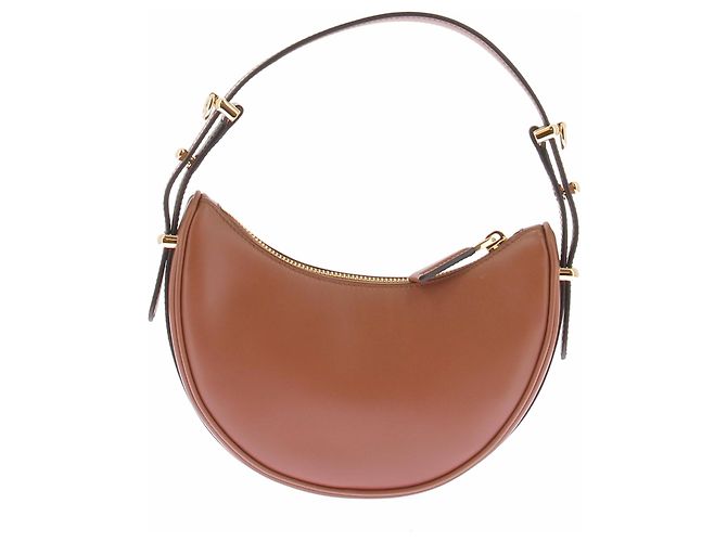 Prada Borsa "Arqué" in pelle marrone Cammello - vista 2