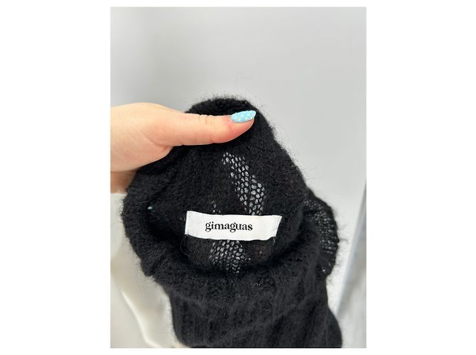 Autre Marque GIMAGUAS Strickkleid Schwarz - Ansicht 5
