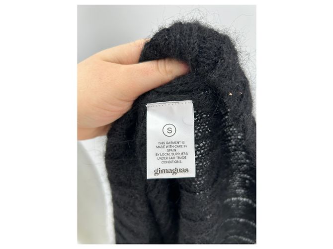 Autre Marque GIMAGUAS Strickkleid Schwarz - Ansicht 6