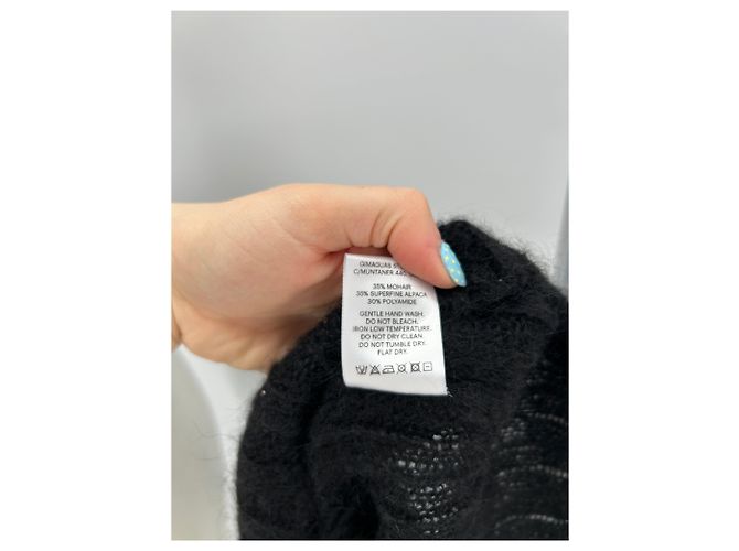 Autre Marque GIMAGUAS Strickkleid Schwarz - Ansicht 7