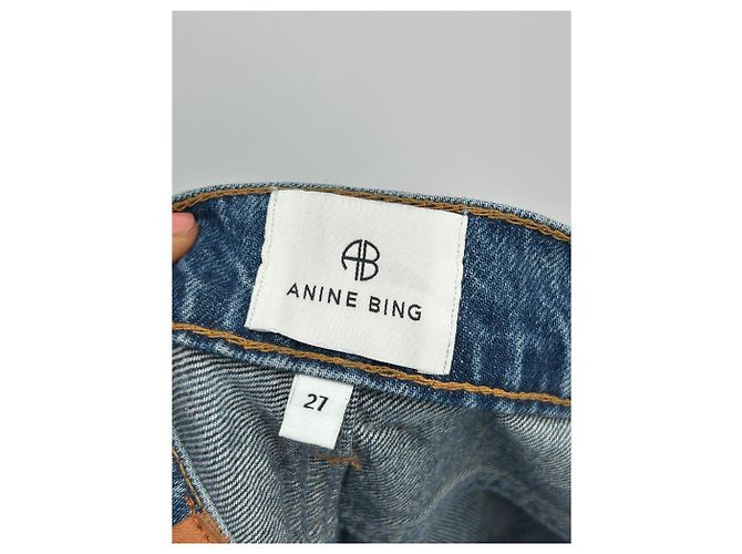 Vaqueros Anine Bing de algodón azul talla 27 - vista 3