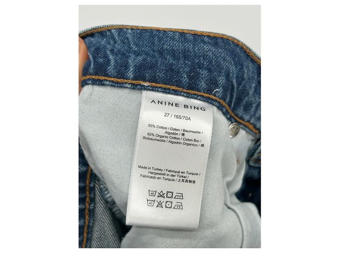 Vaqueros Anine Bing de algodón azul talla 27 - vista 4